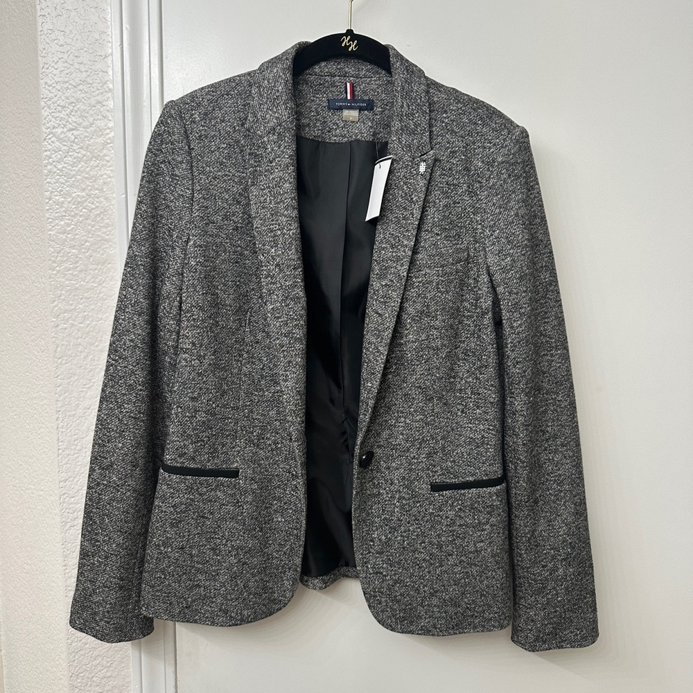 Gray Tweed Blazer NWT